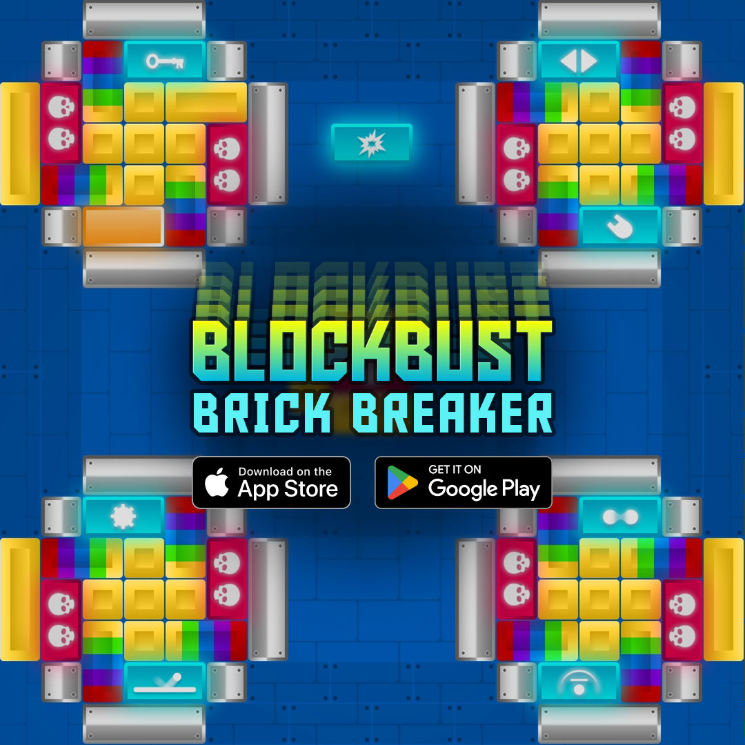 Large Banner for the latest update of BlockBust: Brick Breaker